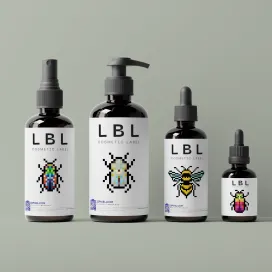 Cosmetic Label Showcasing 8
